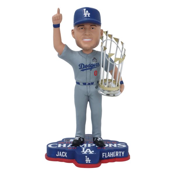Los Angeles Dodgers MLB 2024 World Series Champions Jack Flaherty Bobblehead Online Sale