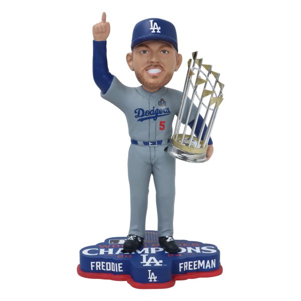 Los Angeles Dodgers MLB 2024 World Series Champions Freddie Freeman Bobblehead on Sale