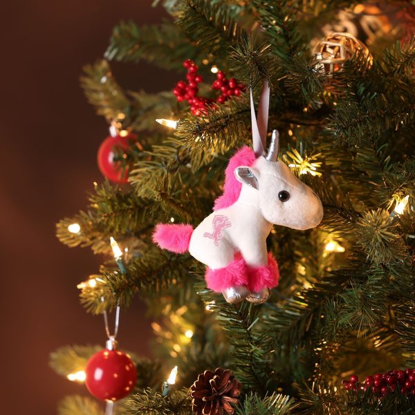 Detroit Lions NFL Plush Unicorn Ornament For Cheap - Image 2