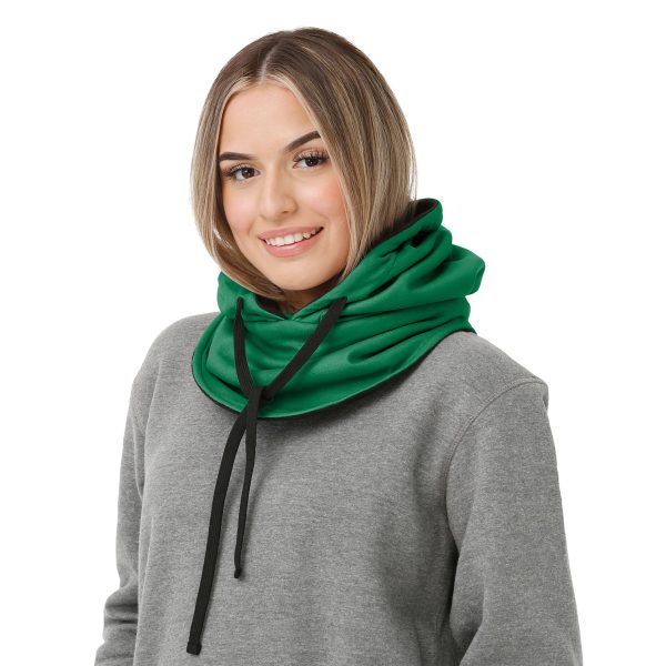 New York Jets NFL Retro Drawstring Hooded Gaiter Online - Image 4