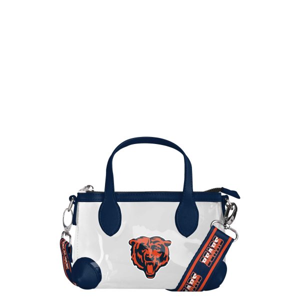 Chicago Bears NFL Big Logo Clear Crossbody Mini Purse Supply