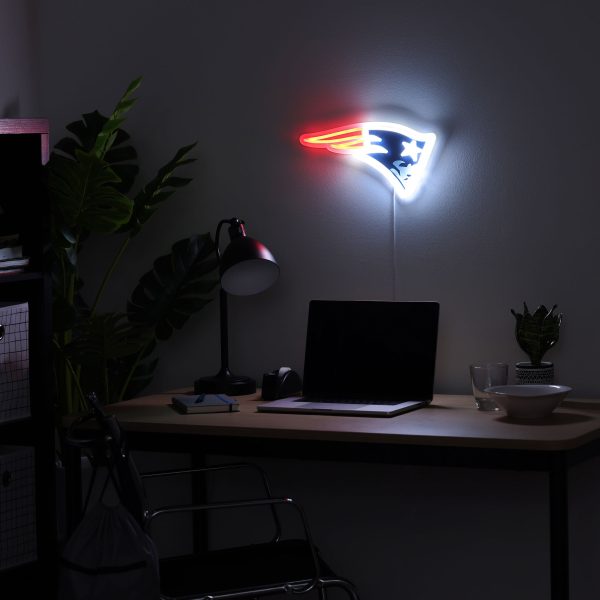 New England Patriots NFL LED Neon Light Up Team Logo Sign Supply - Image 3