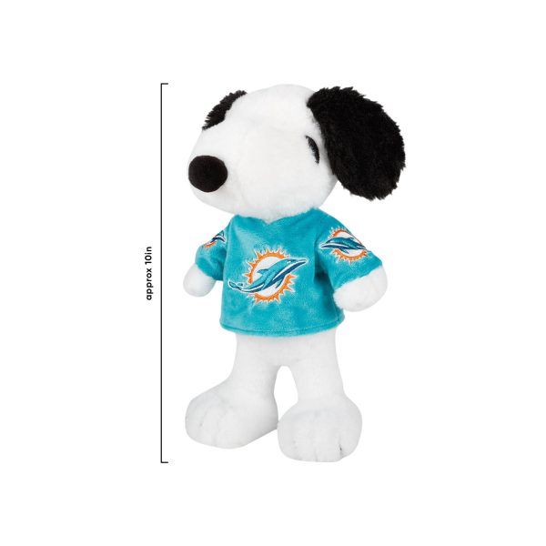 Miami Dolphins NFL Snoopy Peanuts Team Jersey Plush Online - Image 2