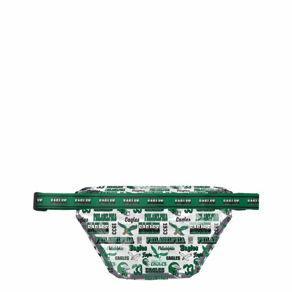 Philadelphia Eagles NFL Repeat Retro Print Clear Fanny Pack Online - Image 3