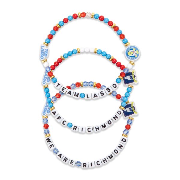AFC Richmond Ted Lasso 3 Pack Friendship Bracelet For Discount