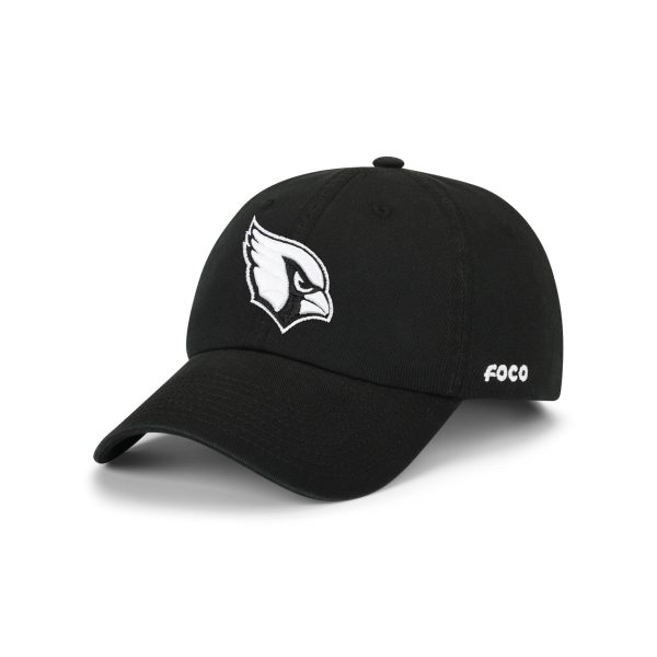 Arizona Cardinals NFL Black & White Casual Cap Hot on Sale