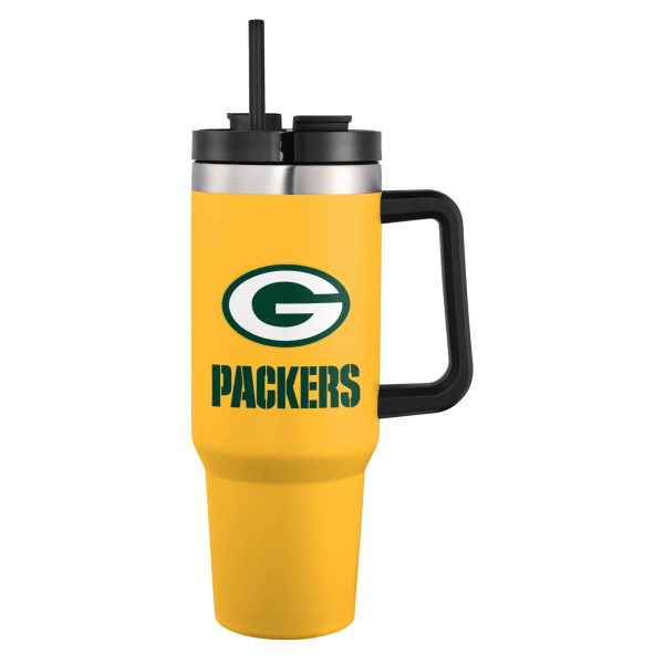 Green Bay Packers NFL Yellow 40 oz XL Tumbler For Sale