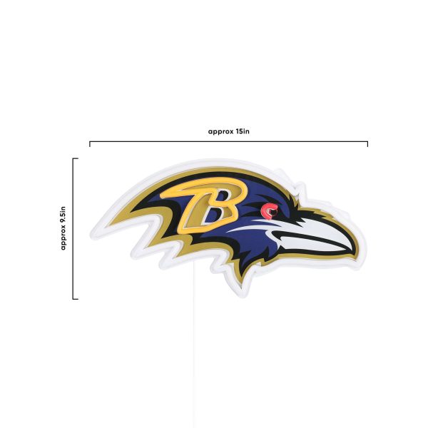Baltimore Ravens NFL LED Neon Light Up Team Logo Sign Cheap - Image 5