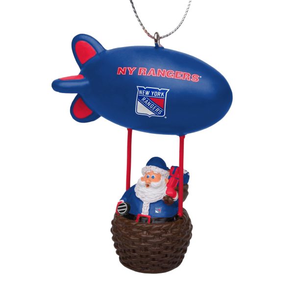 New York Rangers NHL Santa Blimp Ornament on Sale