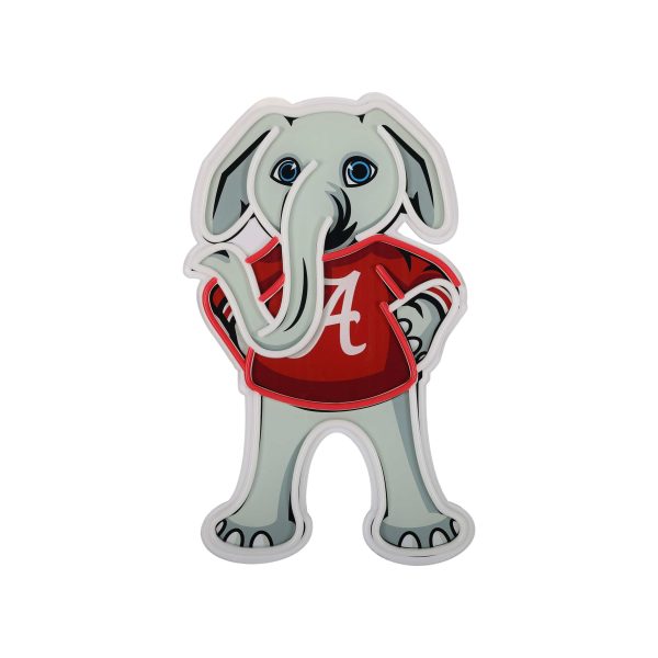 Big Al Alabama Crimson Tide NCAA LED Neon Light Up Mascot Sign Online now