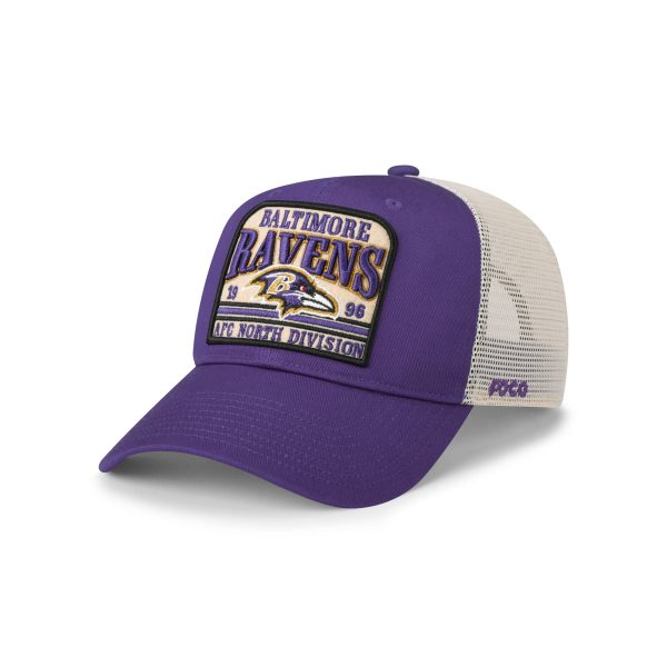 Baltimore Ravens NFL Truckstop Patch Trucker RF Cap Fashion