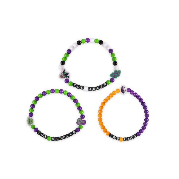 The Joker? & Riddler? & Two Face? DC 3 Pack Beaded Friendship Bracelet Sale - Image 3