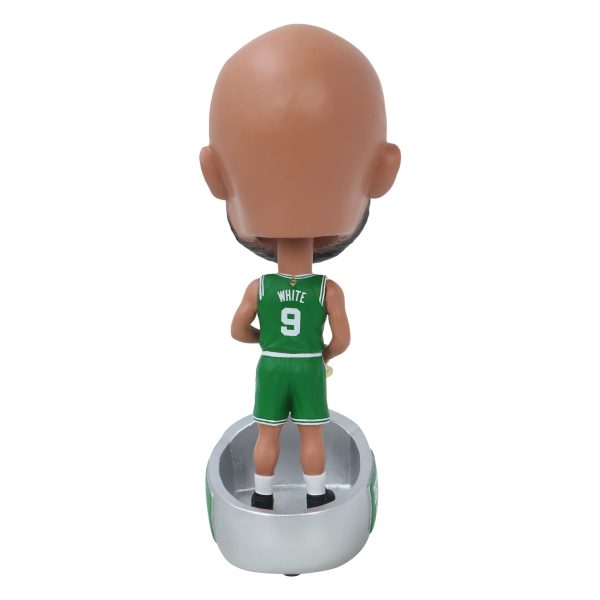 Boston Celtics 2024 NBA Champions Derrick White Ring Base Bighead Bobblehead Sale - Image 5