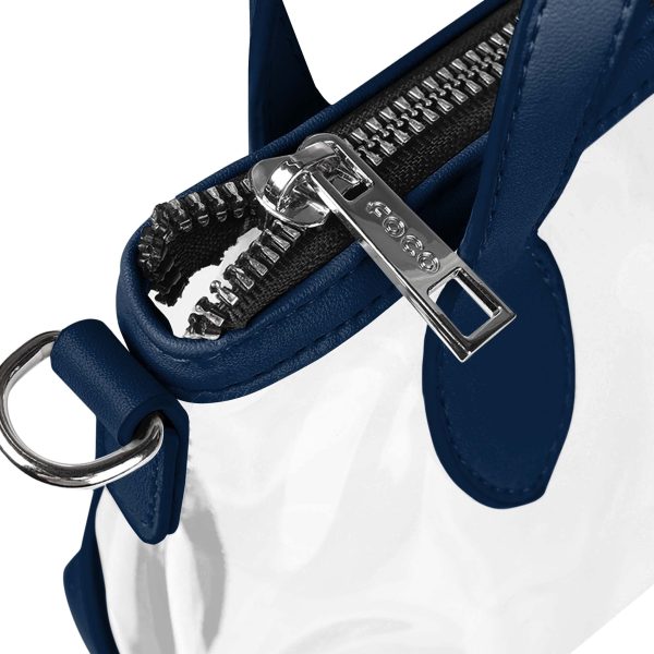 Chicago Bears NFL Big Logo Clear Crossbody Mini Purse Supply - Image 4