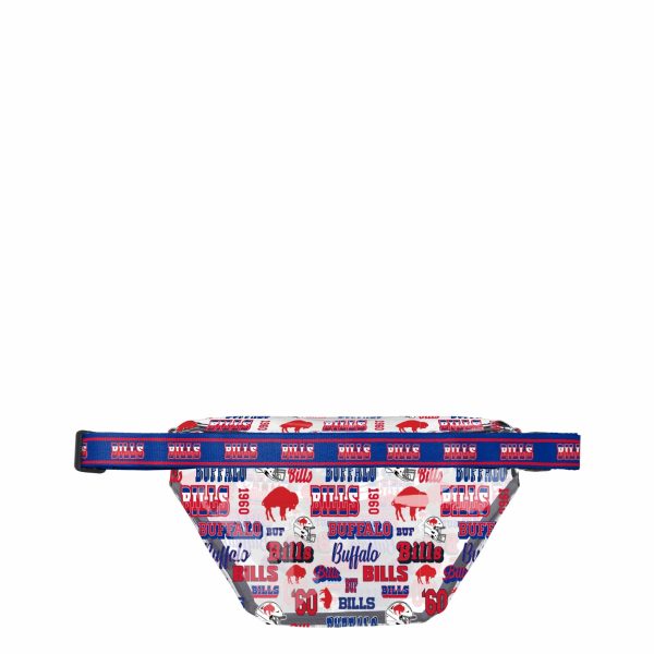 Buffalo Bills NFL Repeat Retro Print Clear Fanny Pack on Sale - Image 3