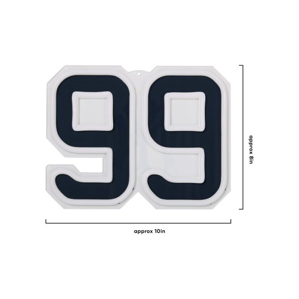 Aaron Judge New York Yankees MLB Neon Light Up Big Logo Player Chain on Sale - Image 5
