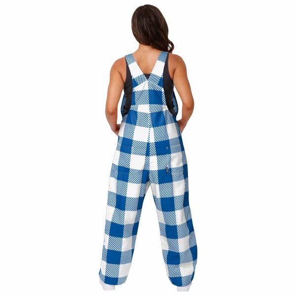 Duke Blue Devils NCAA Womens Plaid Bib Overalls Discount - Image 2