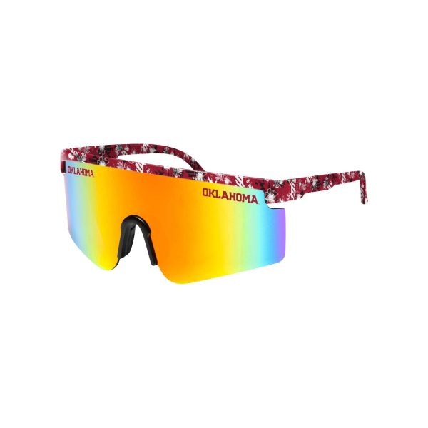 Oklahoma Sooners NCAA Floral Large Frame Sunglasses on Sale