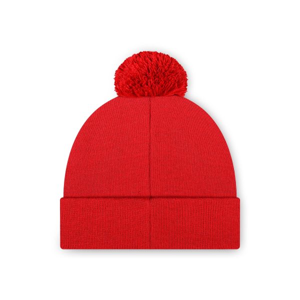 Houston Texans NFL Red Basic Primary Logo Pom Beanie Online Sale - Image 2
