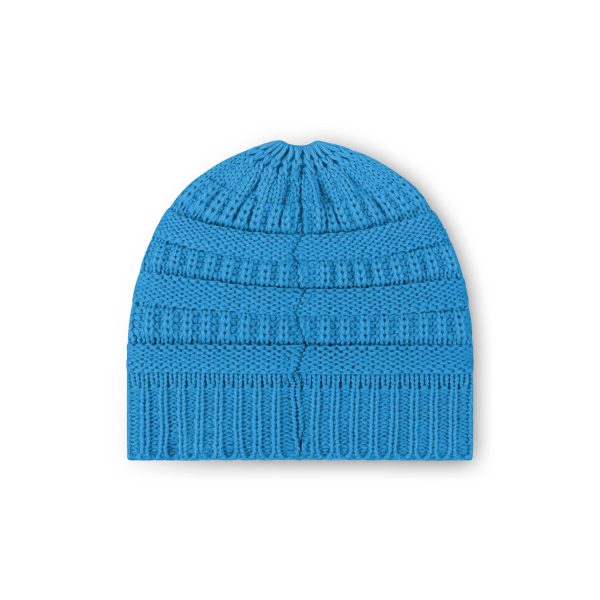 Detroit Lions NFL Womens Solid Ponytail Beanie Online - Image 2