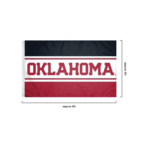 Oklahoma Sooners NCAA Horizontal Flag Online Hot Sale - Image 4
