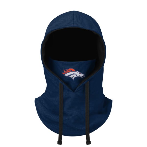 Denver Broncos NFL Waffle Drawstring Hooded Gaiter Online now