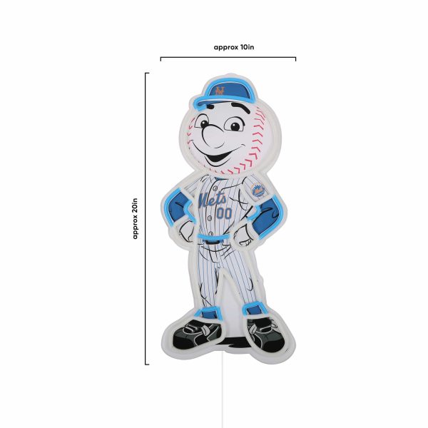 Mr Met New York Mets MLB LED Neon Light Up Mascot Sign Online - Image 5