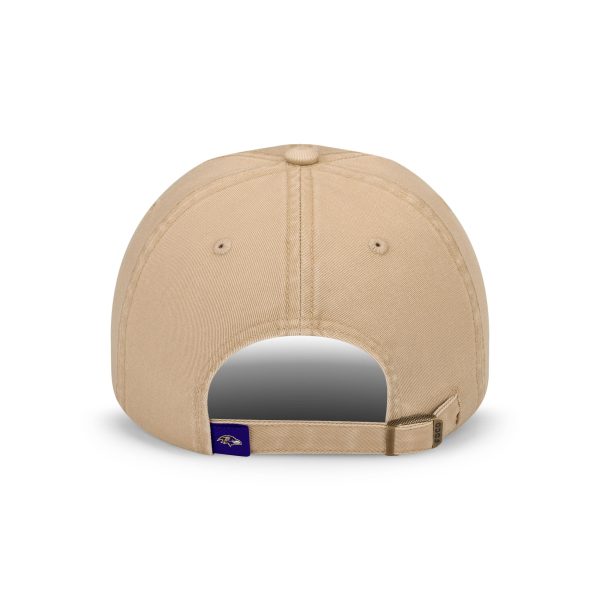 Baltimore Ravens NFL Khaki Primary Logo Casual Cap Online Hot Sale - Image 3
