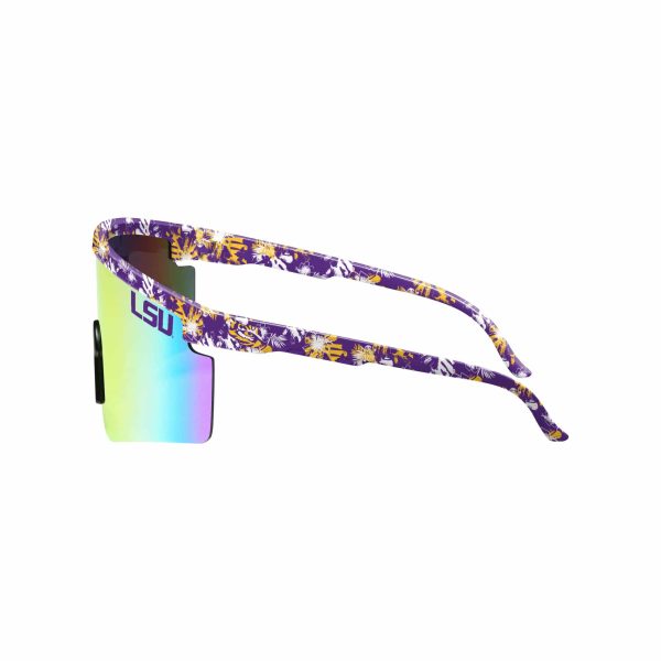 LSU Tigers NCAA Floral Large Frame Sunglasses Online now - Image 3