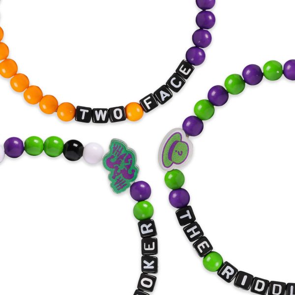 The Joker? & Riddler? & Two Face? DC 3 Pack Beaded Friendship Bracelet Sale - Image 2