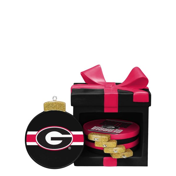 Georgia Bulldogs NCAA Holiday 5 Pack Coaster Set Online now
