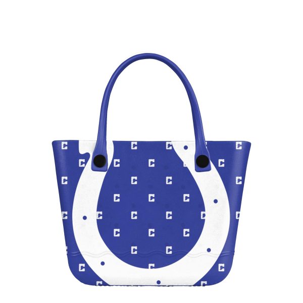 Indianapolis Colts NFL Big Logo Mini Print Tailgate Tote Bag (PREORDER - SHIPS LATE JUNE) For Discount
