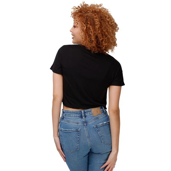Buffalo Bills NFL Womens Distressed Wordmark Crop Top Online - Image 2