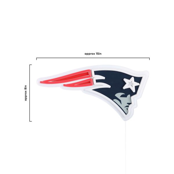 New England Patriots NFL LED Neon Light Up Team Logo Sign Supply - Image 5