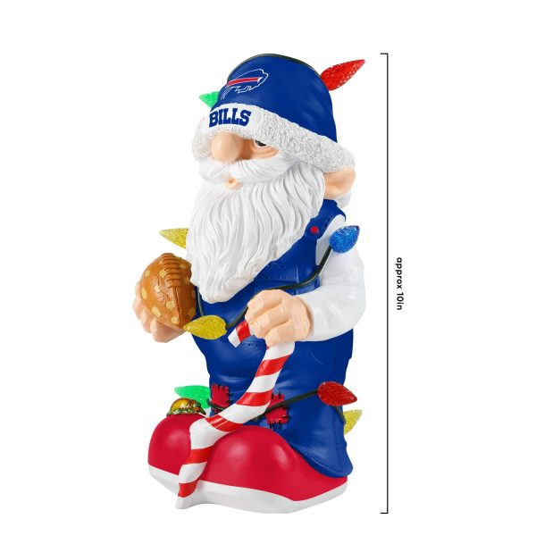 Buffalo Bills NFL Light Up Holiday Gnome Sale - Image 4