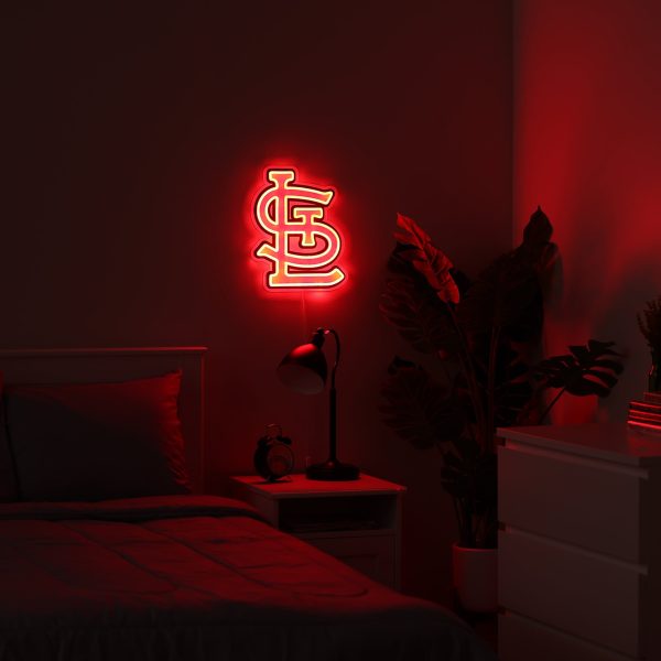 St Louis Cardinals MLB LED Neon Light Up Team Logo Sign For Discount - Image 3