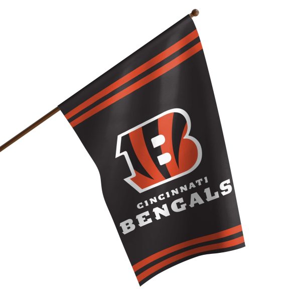 Cincinnati Bengals NFL Big Logo Vertical Flag Supply