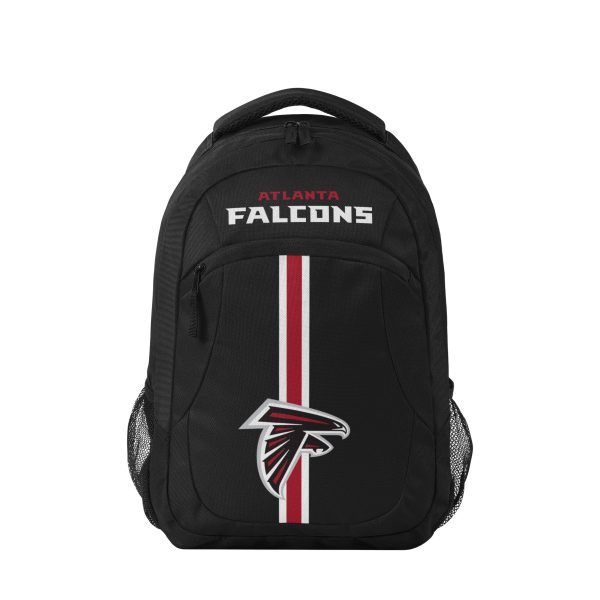 Atlanta Falcons NFL Black Alternate Color Action Backpack Online Sale