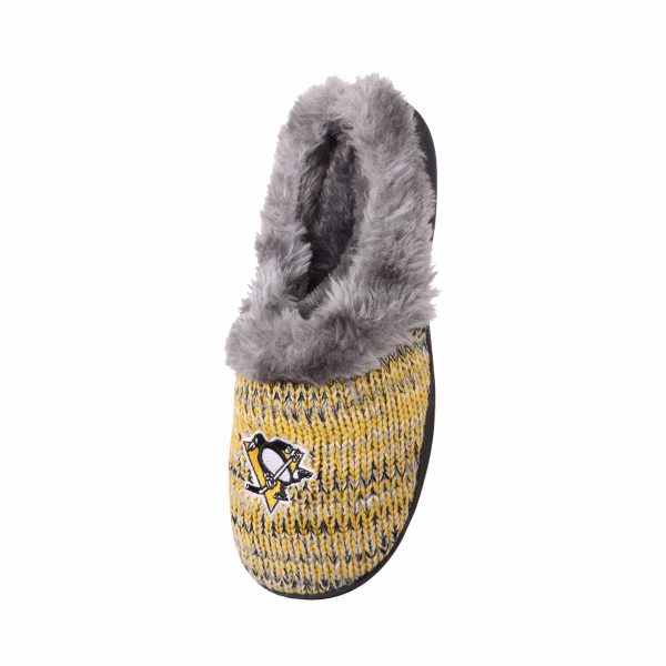 Pittsburgh Penguins NHL Womens Peak Slide Slippers Online now - Image 3