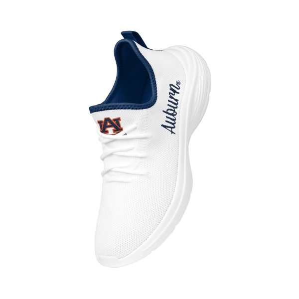 Auburn Tigers NCAA Womens Midsole White Sneaker Discount - Image 2