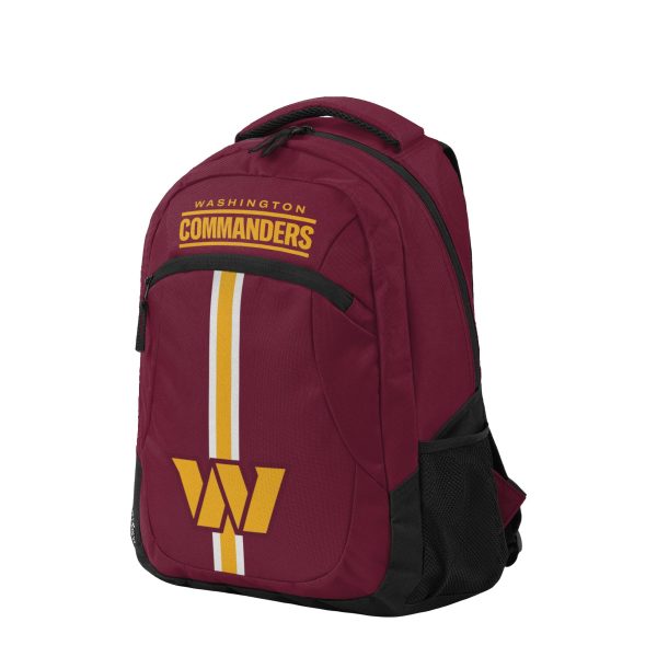 Washington Commanders NFL Red Alternate Color Action Backpack Online Sale - Image 2
