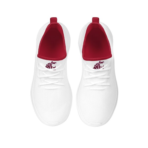 Washington State Cougars NCAA Womens Midsole White Sneaker Cheap - Image 4
