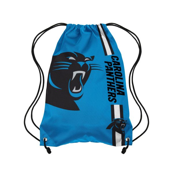 Carolina Panthers NFL Blue Alternate Color Big Logo Drawstring Backpack Sale