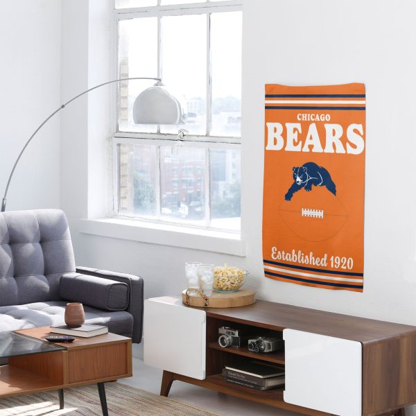 Chicago Bears NFL Vertical Retro Flag Online Hot Sale - Image 4