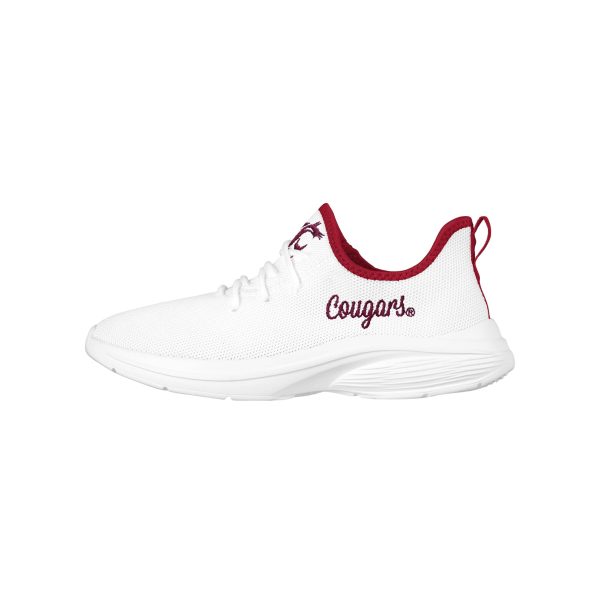 Washington State Cougars NCAA Womens Midsole White Sneaker Cheap