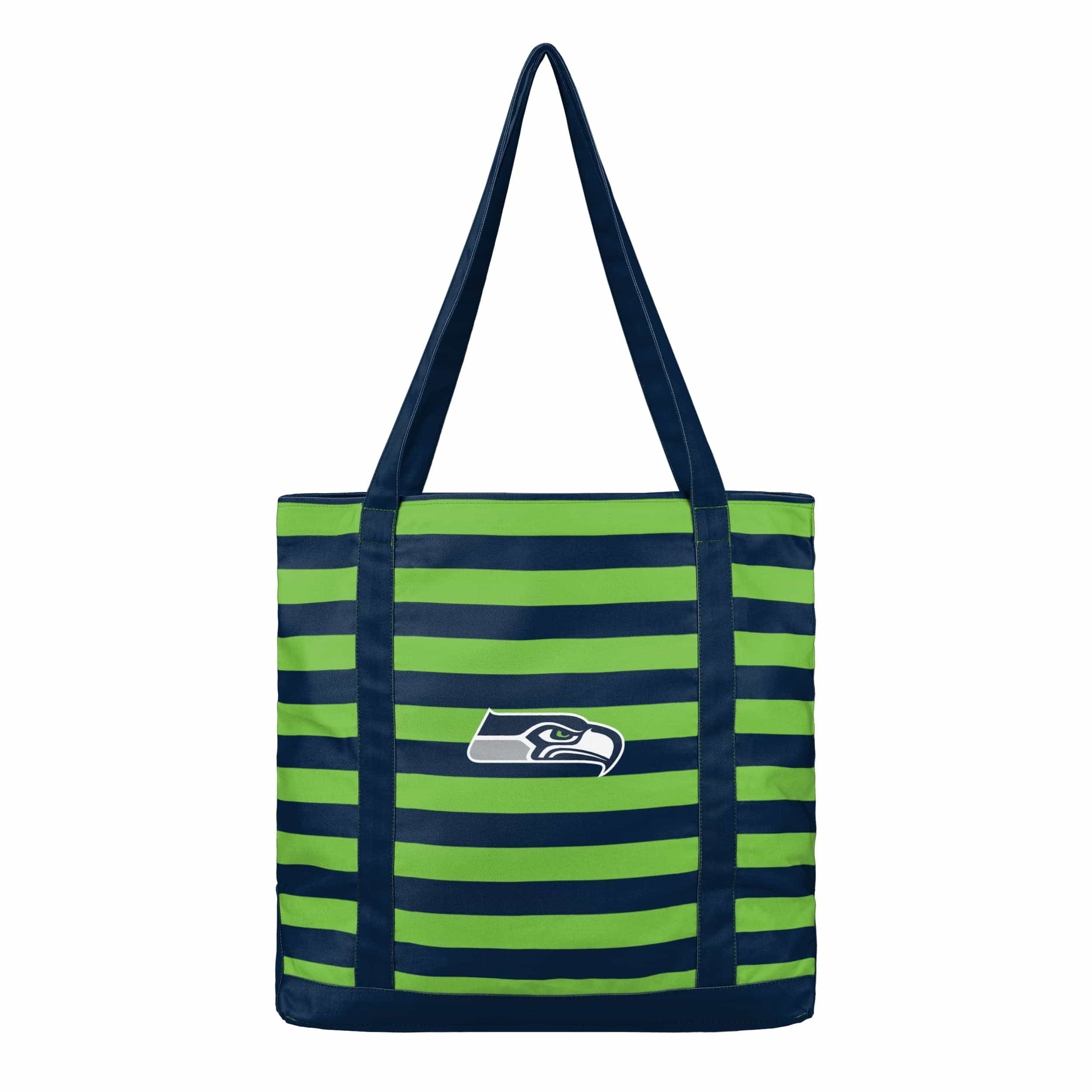 Seattle Seahawks NFL Team Stripe Canvas Tote Bag For Cheap