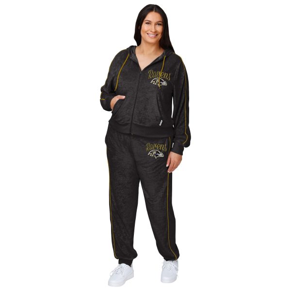 Baltimore Ravens NFL Womens Terry Knit Joggers on Sale - Image 5