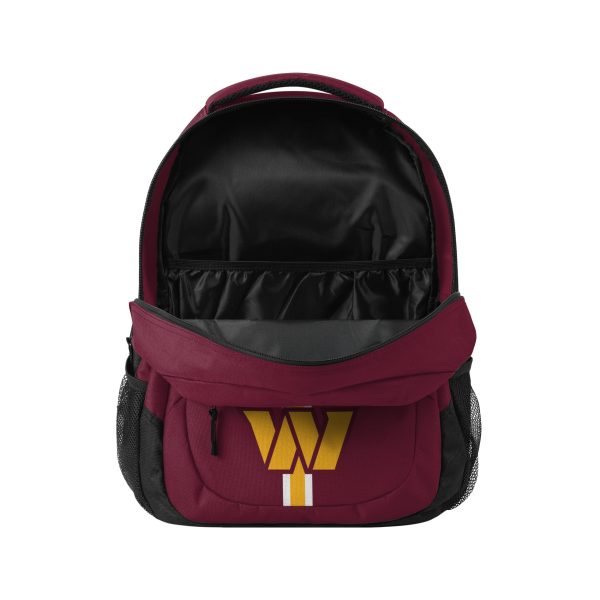 Washington Commanders NFL Red Alternate Color Action Backpack Online Sale - Image 3