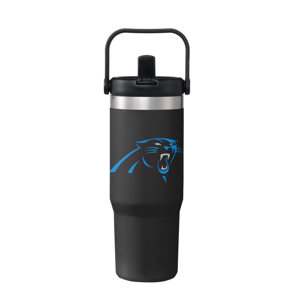 Carolina Panthers NFL 30 oz Straw Tumbler Online Hot Sale