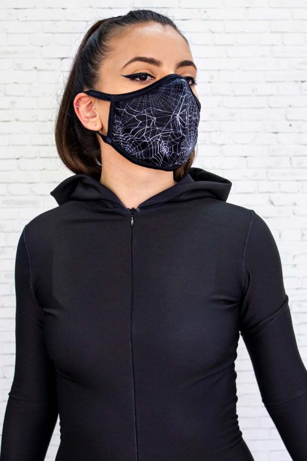 Spider Web Reusable Face Mask on Sale - Image 2